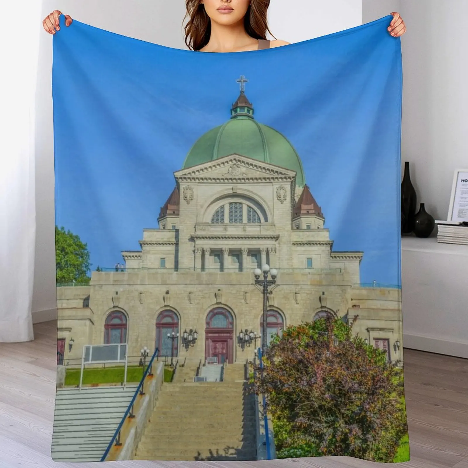 

Saint Joseph Oratory Montreal Canada Throw Blanket Beach halloween For Sofa Thin Decorative Sofa Blankets