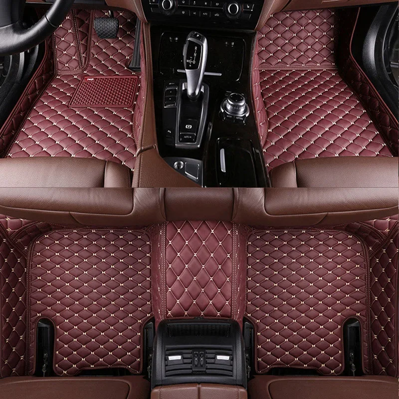 

Car Floor Mats Car All Inclusive Carpet Floor Liner Artificial Custom Leather For Toyota Corolla 2019 2020 2021 Car Accessories