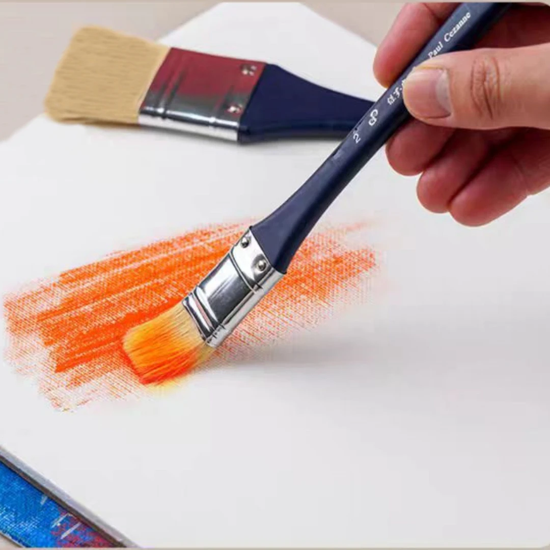 6 single-pack wool brush brush, fine art painting gouache watercolor paint oil painting special row brush, shading brush