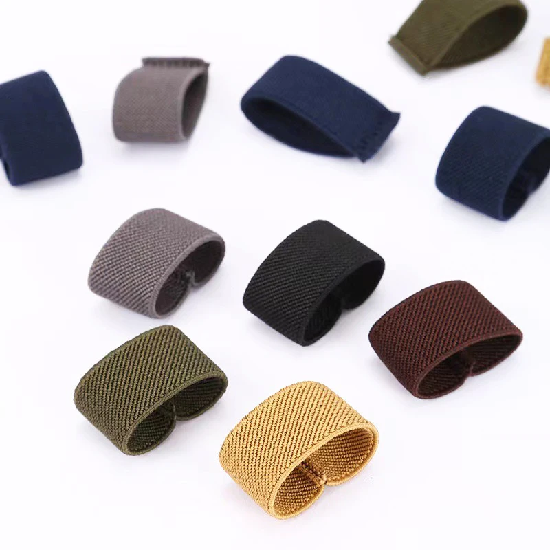 مثبتات الحزام، مثبتات حزام مطاطية تكتيكية، أشرطة الظهر، حزام نايلون قابل للتعديل، حلقات صغيرة لمعدات البقاء العسكرية