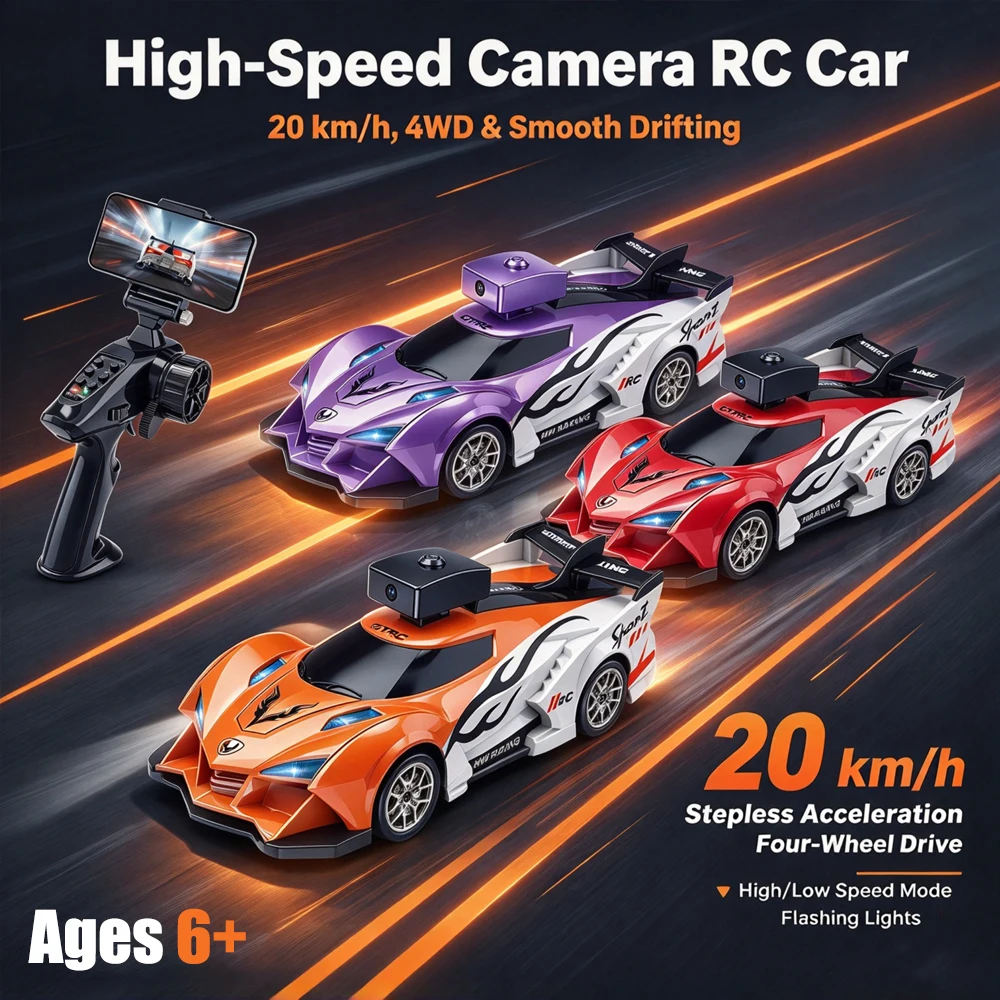 Rc Drift Car 1 24 Scale 4Wd - FPV Camera RC Drift Car 1:24