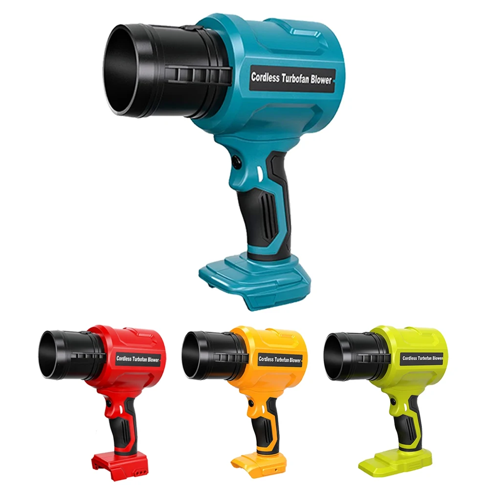 

Бесщеточная электрическая воздуходувка 14000 об/мин для аккумуляторов Makita/Dewalt/Ryobi 18В, для уборки листьев, пыли и снега, электроинструмент