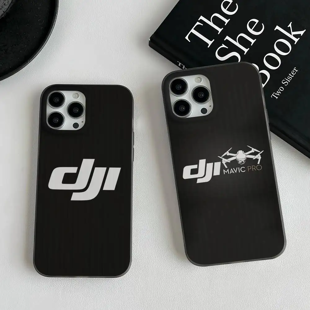 DJI Drones For IPhone 17 16 15 11 12 13 14 Pro Max Plus Pro Corrugated Translucent Back Phone Cover