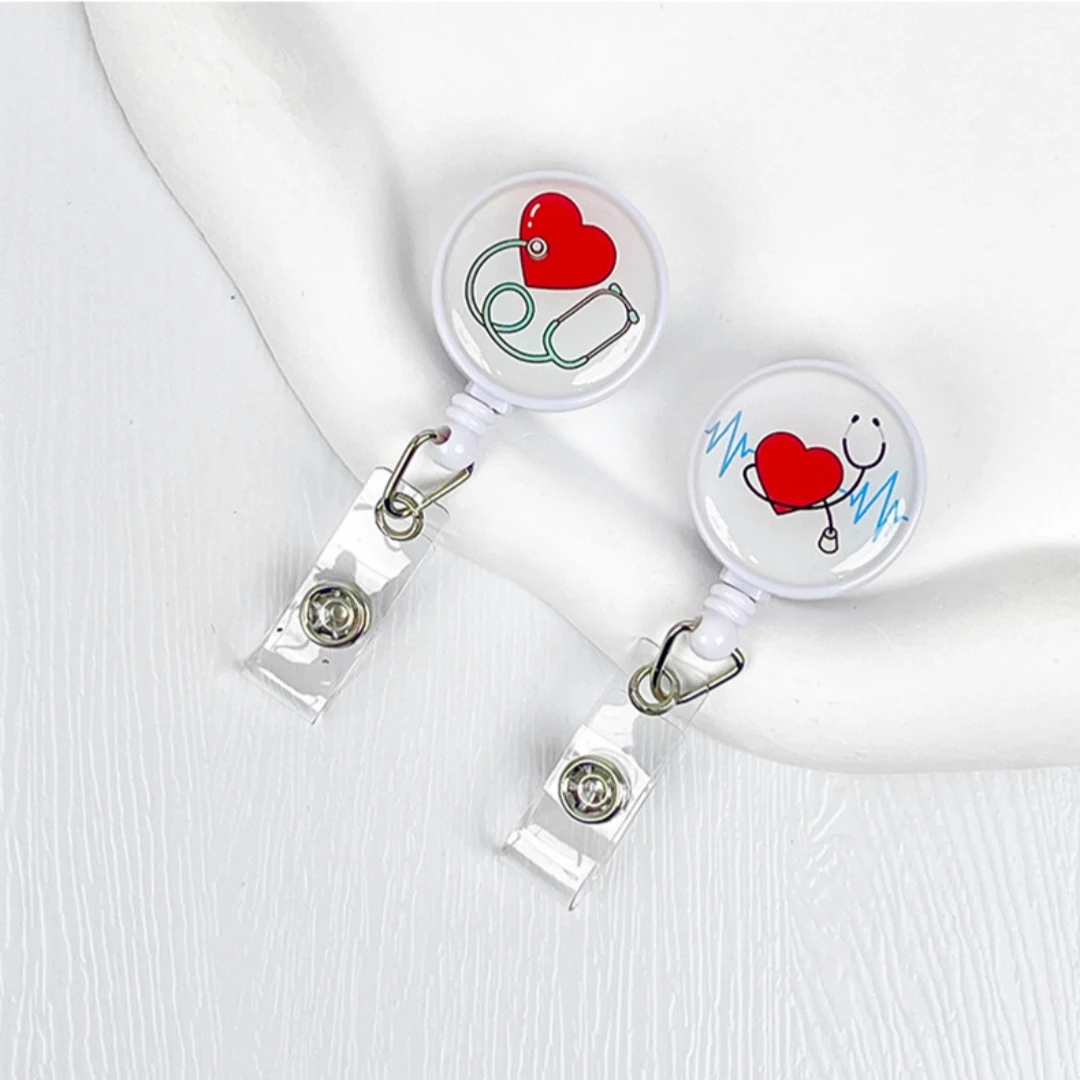 Держатель-для-удостоверений-личности-Компактный-держатель-для-ключей-Зажим-для-именной-бирки-Легкий-держатель-для-бейджей-для-медсестер-школ-больниц