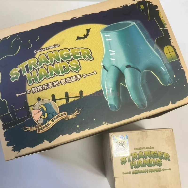 52 brinquedos genuíno super ativado pega pegar mão estranho manipulador móvel caixa cega figura moda brinquedos ornamento presentes
