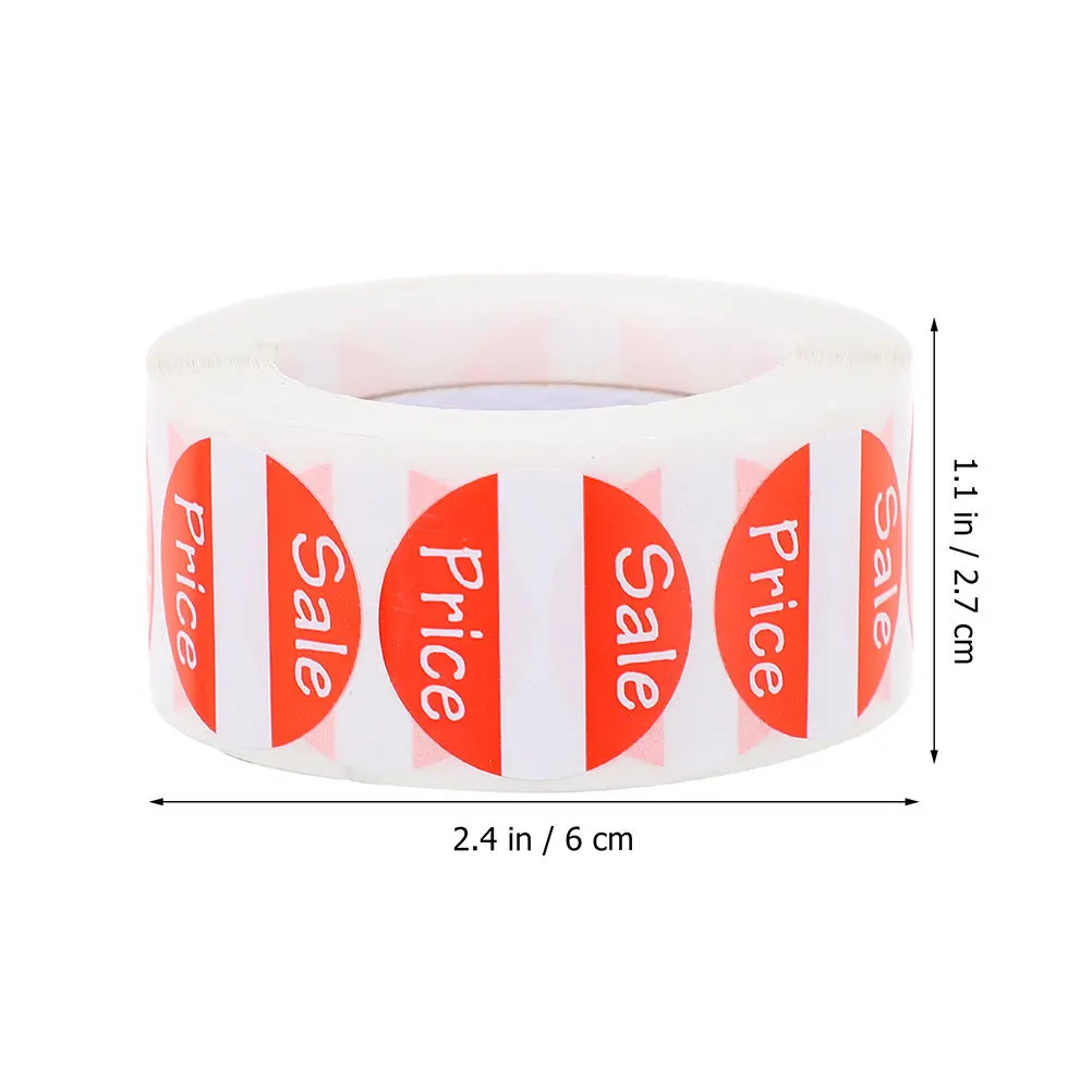 4 لفات بيع ملصقات متجر بيع بالتجزئة سعر لاصق قوي ملصق تسمية علامة سوبر ماركت مبيعات تسميات ملصقات بيع