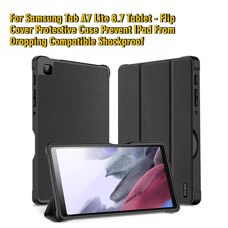 

Откидная крышка для планшета Samsung Tab A7 Lite 8,7, защитный чехол для предотвращения падения IPad