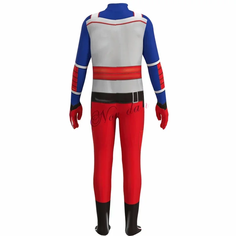 Henry Danger Superheo Outsuit pour enfants, costume de cosplay pour garçons, fête d'anniversaire, Halloween, MN11