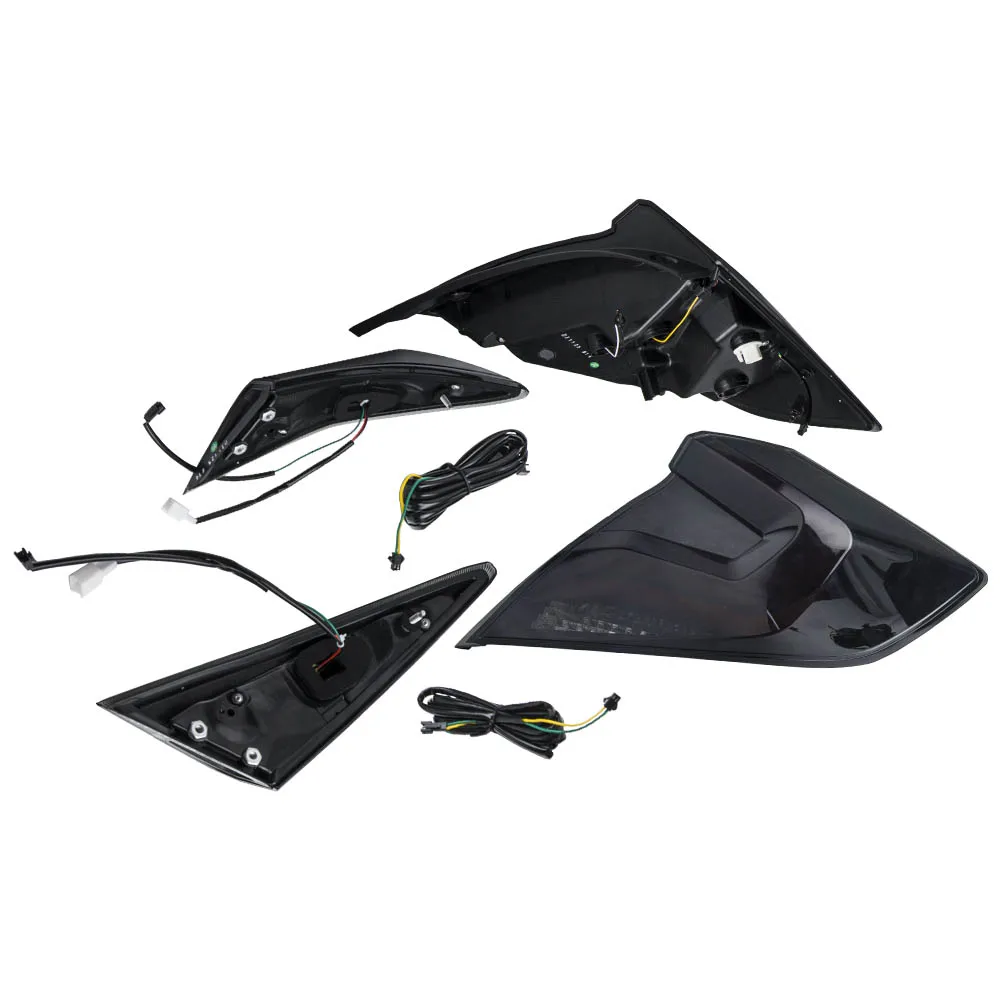 

4 светодиодных задних дымовых фонаря в сборе для Honda Civic 16-20 34150TBAA01, 4 светодиодных задних дымовых фонаря в сборе, задний фонарь