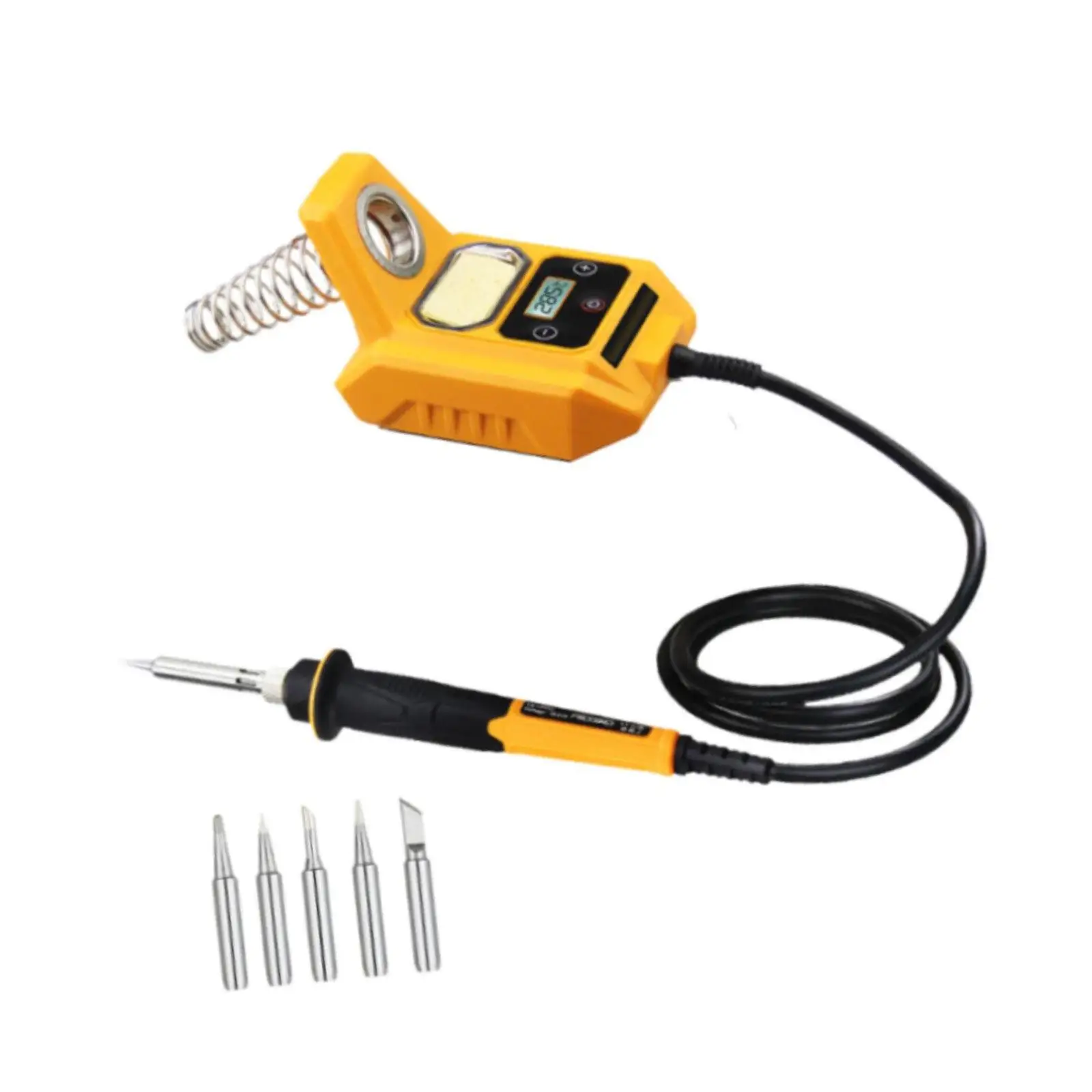 

Electric Soldering Iron Station Portable Versatile for Circuit Board Soldering LCD Display Fast Heating