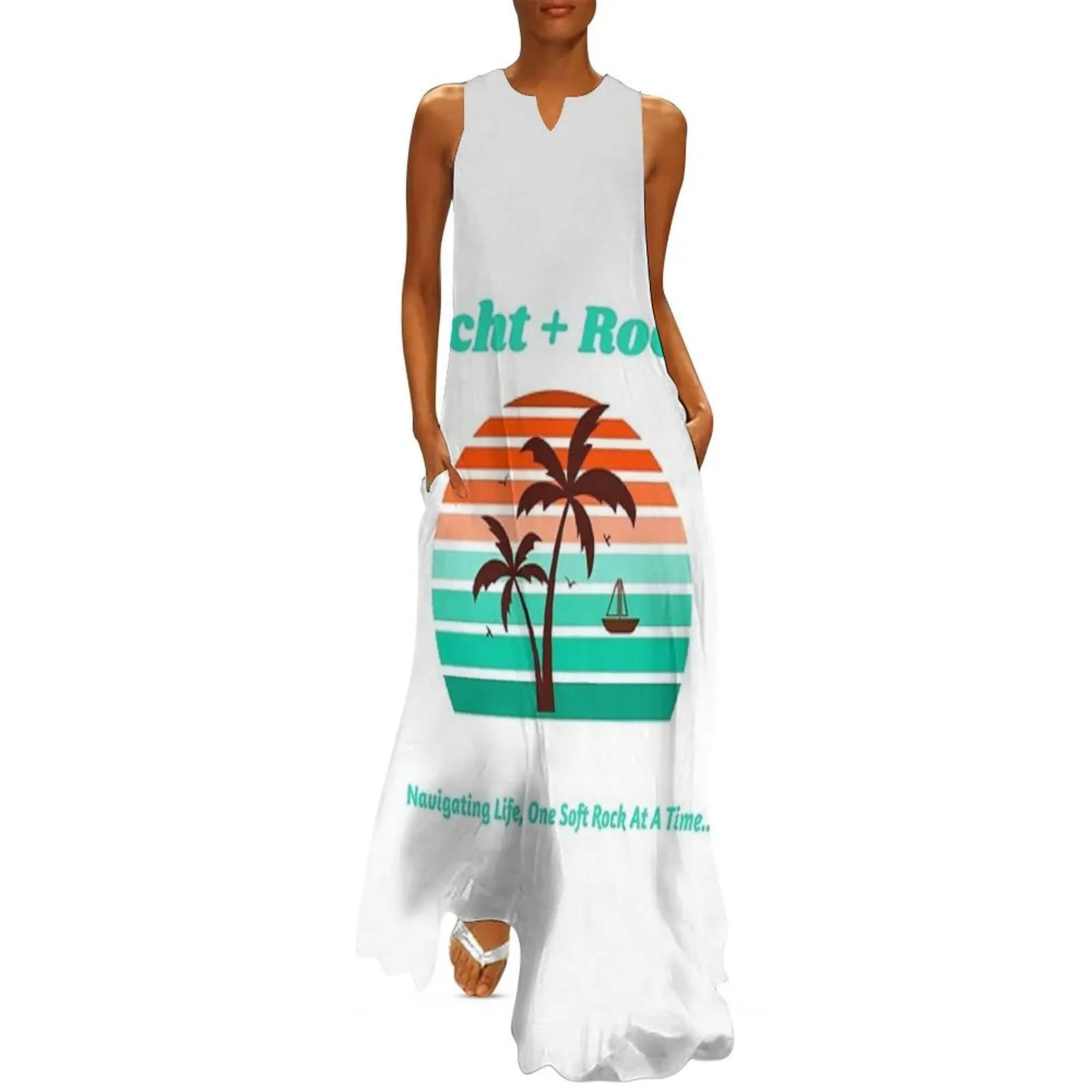 

Yacht Rock Navigating Life One Soft Rock At A Time T-shirt Long Dress Summer dresses for women sexy short dresses daring