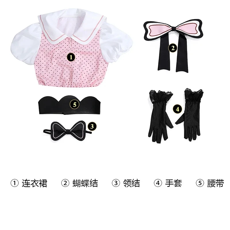 

s;3'c\5/b'Anime Hoshino Rubii Arima Kana MEM Dress Wig Oshi No Ko Cosplay Stage Costume Halloween Party Outfi3'f,6\b;8/
