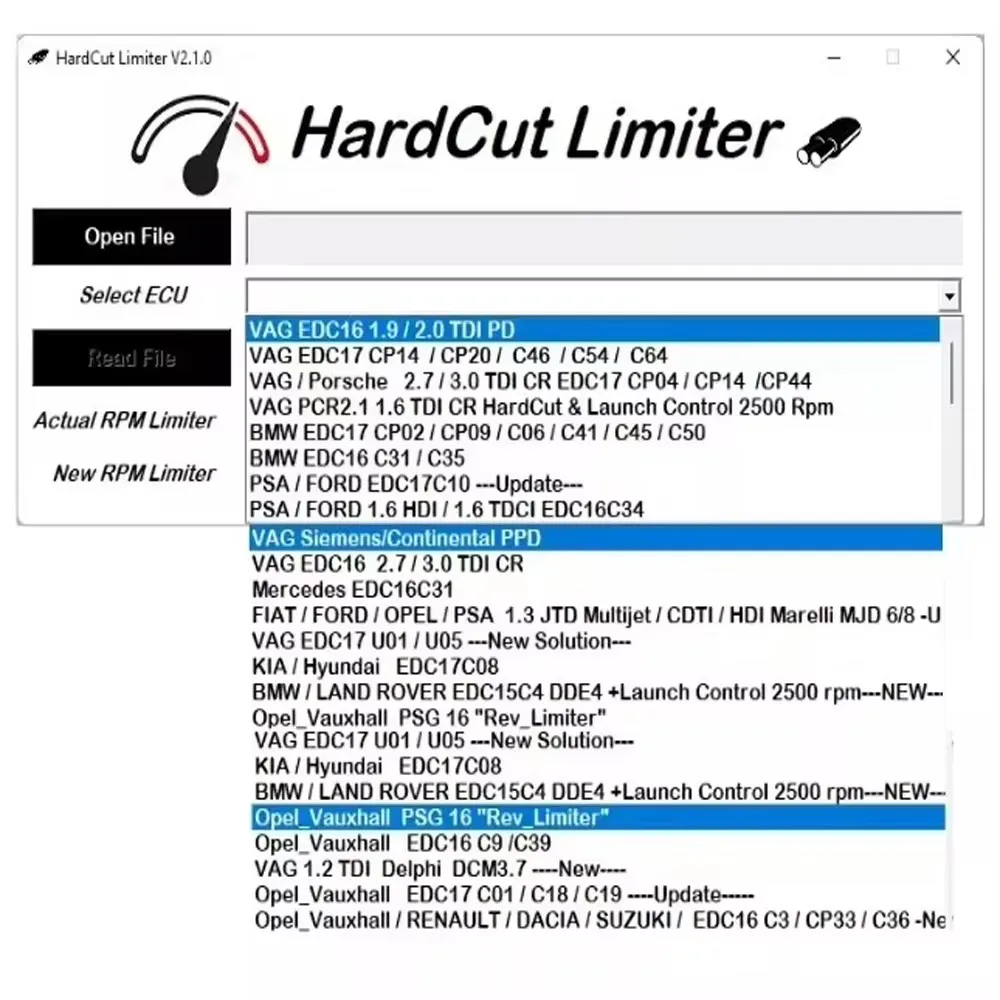 The latest hard-cut limiter Diesel+Gasoline Engine+Pop & Bang Software 3-in-1 package, unlimited use of after-sales protection