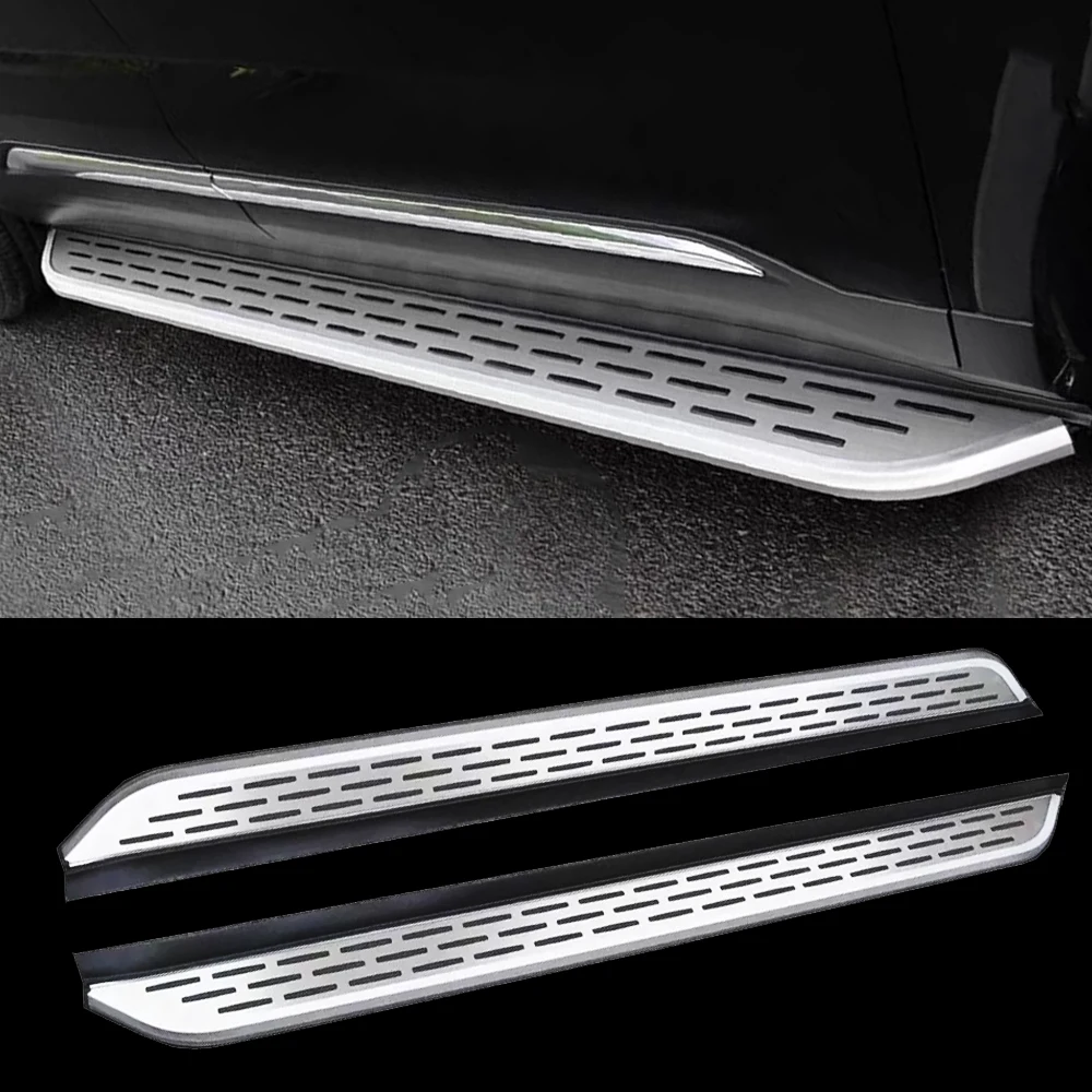 2 pcs fit for JEEP Grand Cherokee 2011-2021 Running Board Side Step Nerf Bar Aluminium (with brackets)