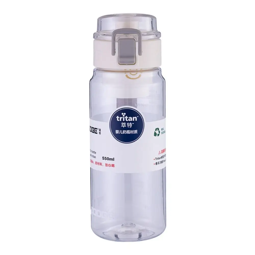 

Transparent Plastic Water Bottle Large Capacity Durable Plastic Portable Water Bottle Tritan 550ml Sport Bottle 550ml Tea Water