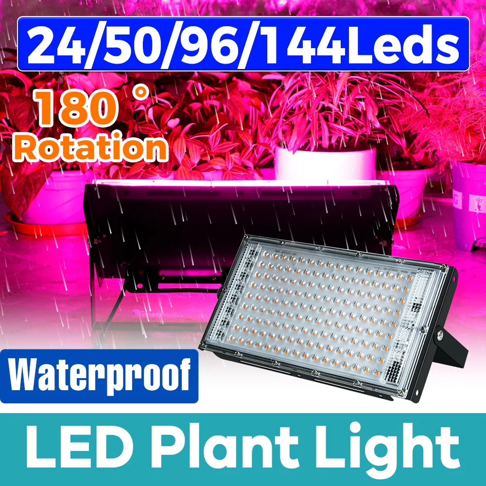 

LED Plant Grow Lights Full Spectrum Planting Growth Lamp Red Blue Hydroponic Greenhouse Tent Seedling Growing Lamps UV/IR