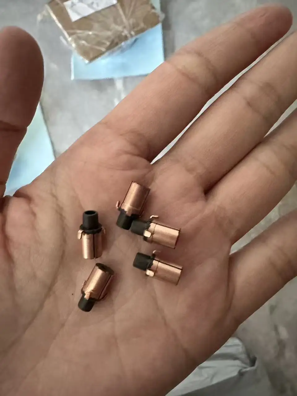5PCS 5.8*2.3*8.5(12)mm 3P Teeth Copper Bars Electric Motor Commutator CHY-190550-3 for Sale