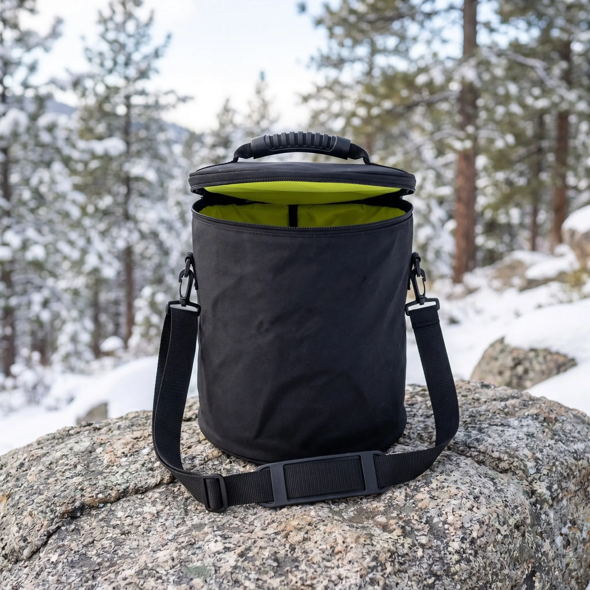 Bolsa de almacenamiento impermeable para equipos de hockey, con gran capacidad, organizador de 12 x 10 pulgadas, para transportar el equipo y guardar los discos, ideal para entrenamientos y partidos.