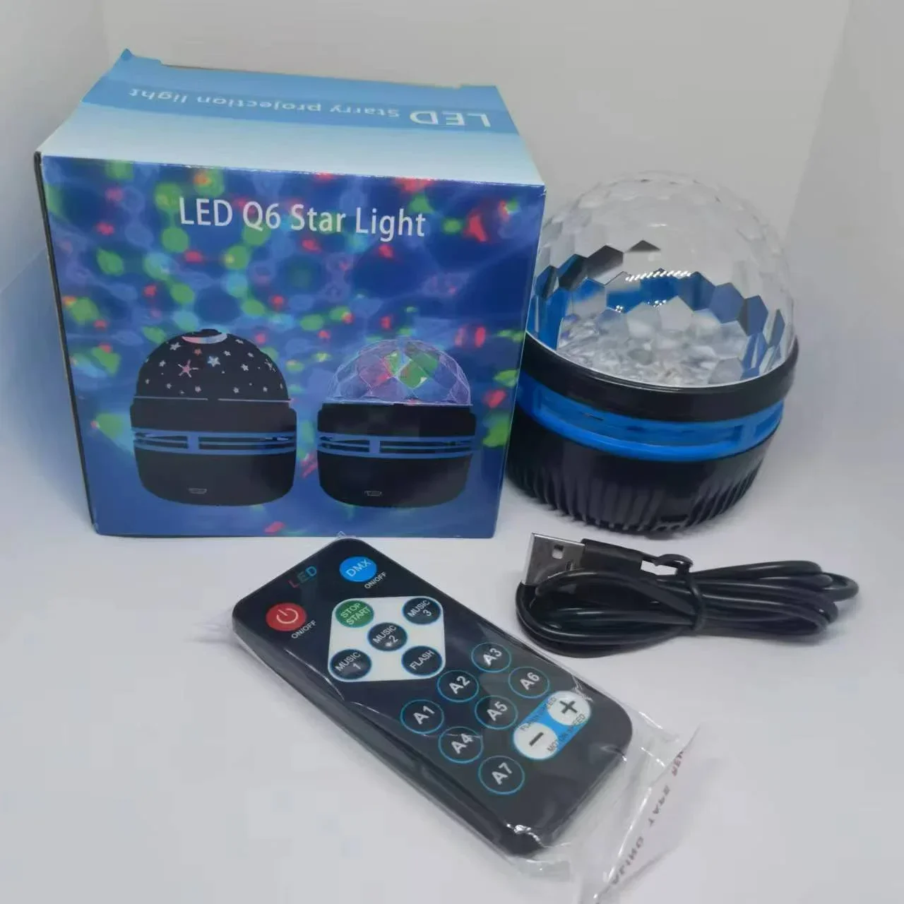 Northern Lights Starry Sky Projector LED Night Light with Remote Control USB A Variety of Styles for Home Bedroom Party Decor