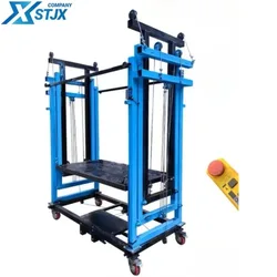 Electric scaffolding indoor and outdoor construction site decoration folding remote control automatic lift