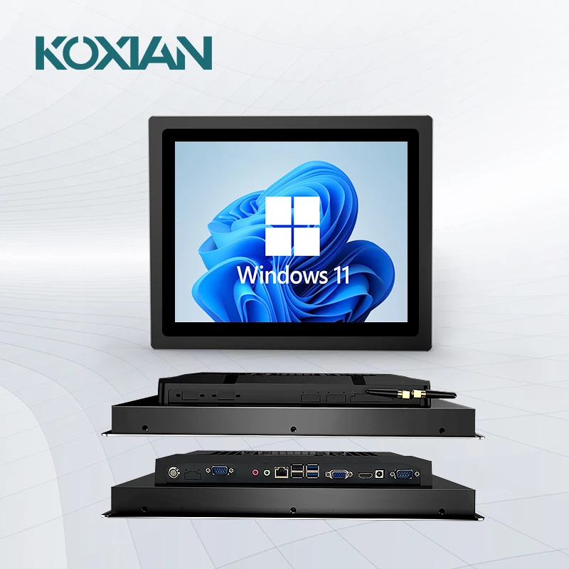 

15 Inch Fully Enclosed Aluminum PC Industrial Touch Screen Computer Dustproof Interference Resistant Embedded Computer