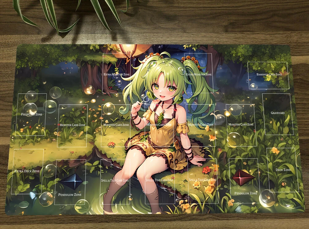 

YuGiOh Traptrix Sera TCG CCG Mat Trading Card Game Mat Playmat Table Desk Playing Mat Mouse Pad 60x35cm Free Bag