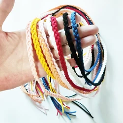 160CM Length Retro Narrow Women Blue White Red Black Pink Belt Fashion Female Braided Waistband Casual Waist Rope Decoration