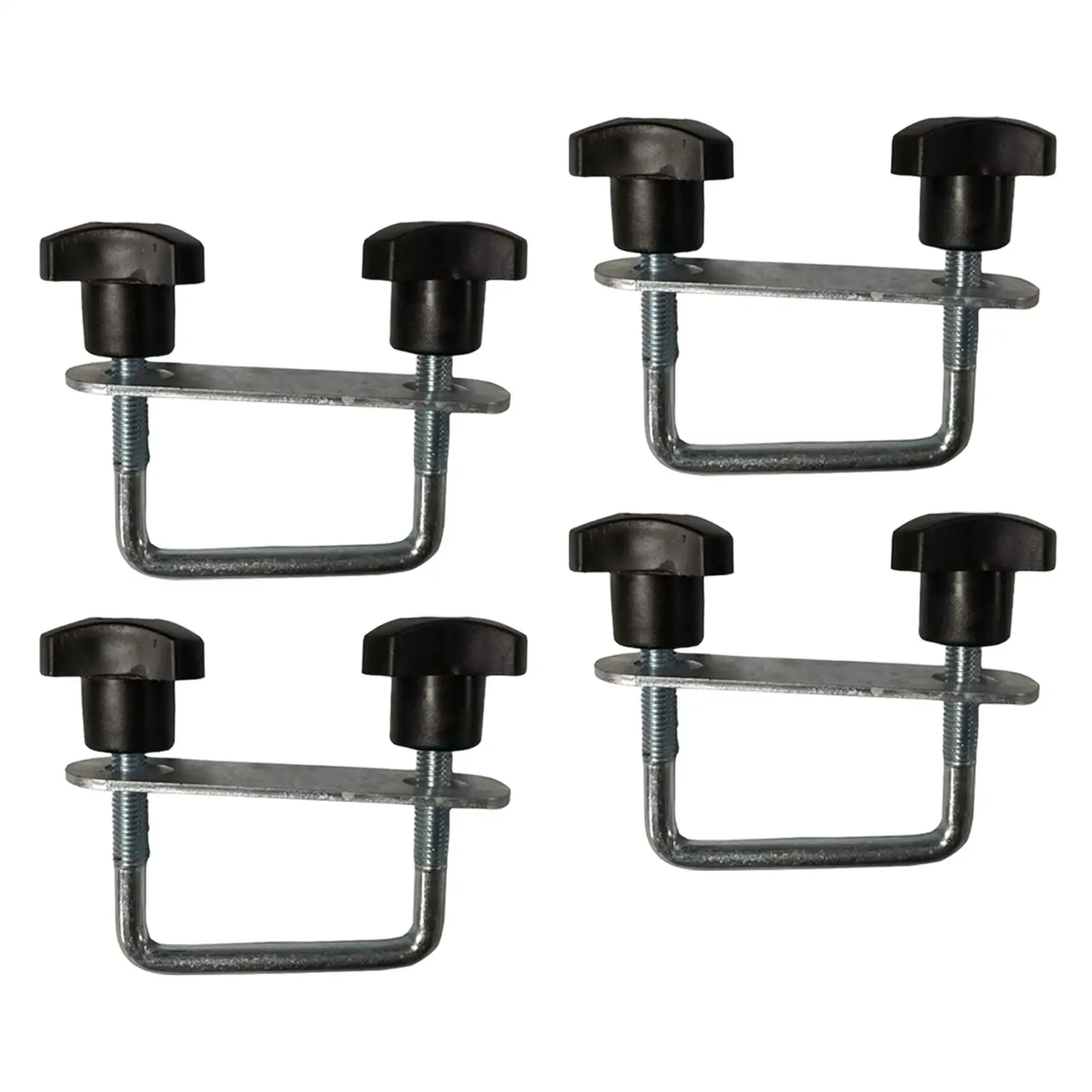 4Pcs Roof Box U Bolt Clamp Rooftop Cargo Carrier Rack Bolt Metal Easy Installation Attachment High Bracket Clip view 5