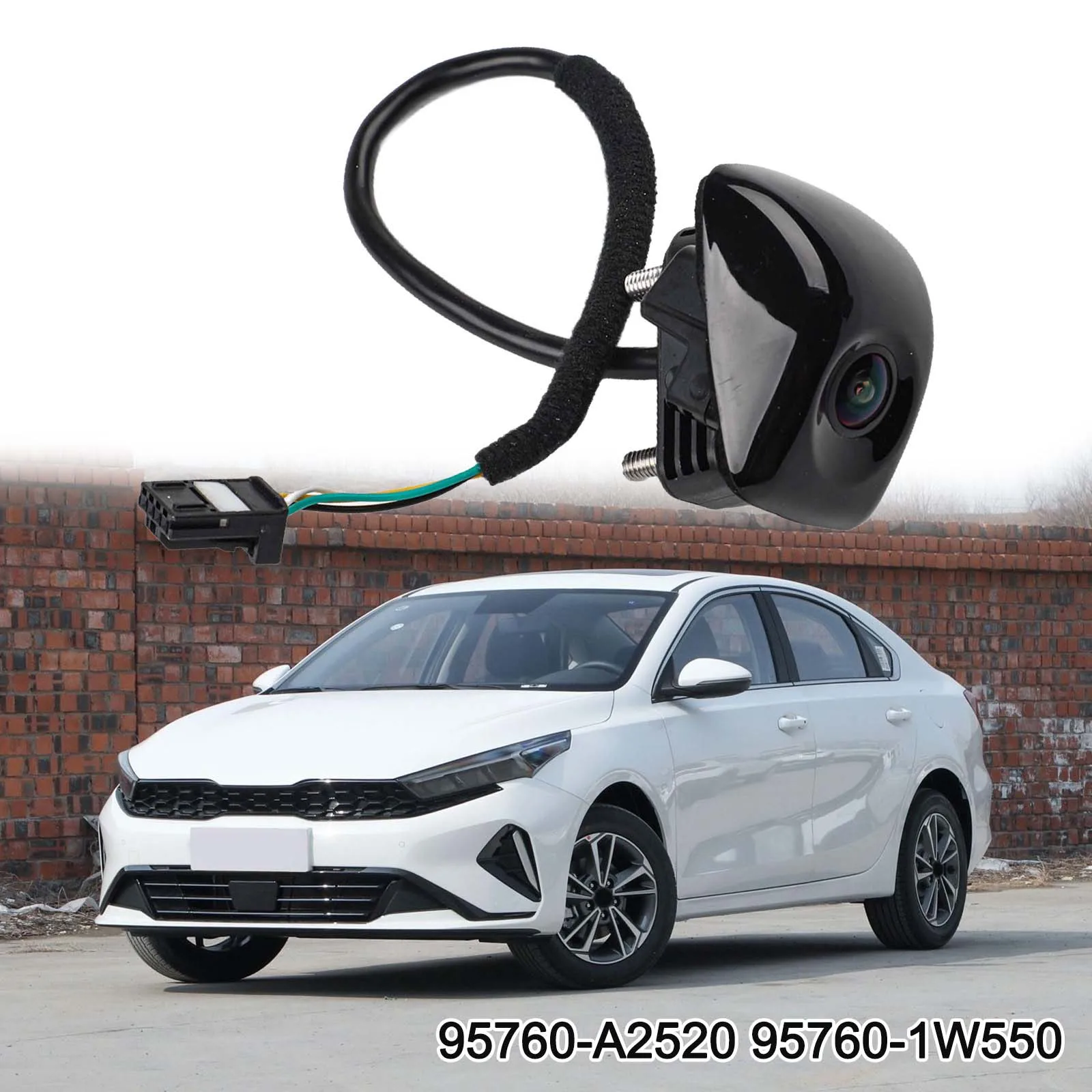 Reversing Camera Rear View Backup Camera for Kia Rio Sedan OEM 95760 A2520 95760 1W500 Replacement Rear Camera 12V ABS Material