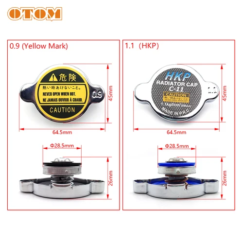 Imagen 2 del producto Accesorios para motocicleta, tapa de radiador, cubierta de tanque de agua, utilidad segura, 0,9 Bar/1,1 Bar para KTM HUSQVARNA HONDA YAMAHA KAWASAKI SUZUKI