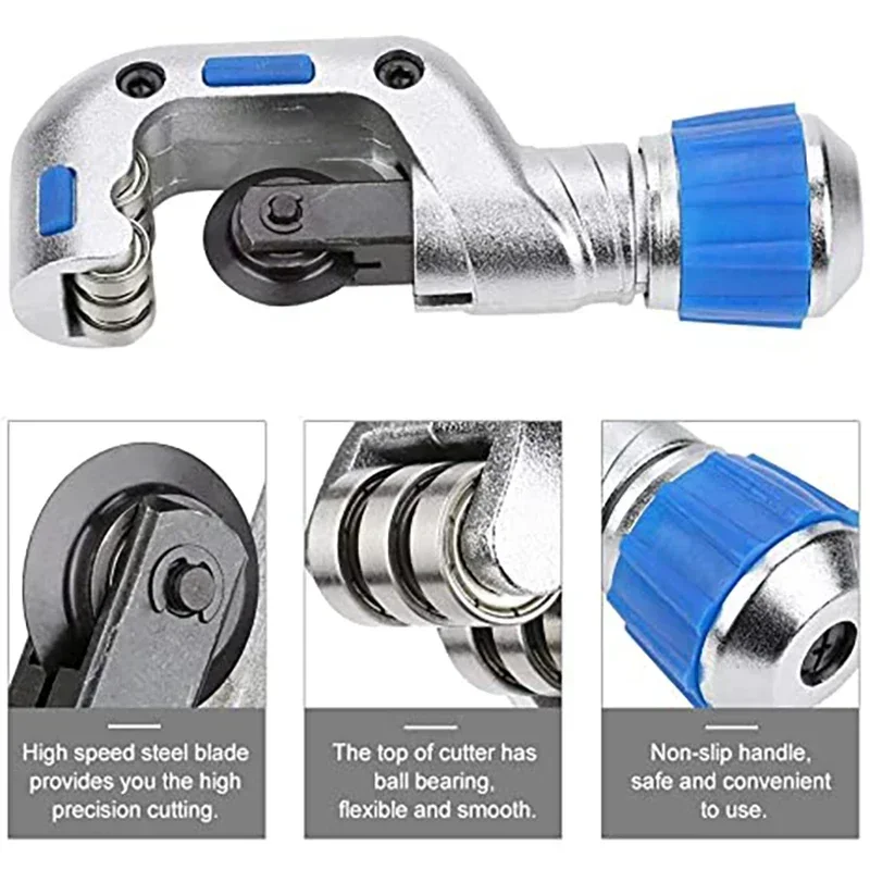 4-32/5-50mm Bearing Pipe Cutter Tube Shear Cutter With Hobbing Circular Blades For Copper Aluminum Stainless Steel Hand Tools