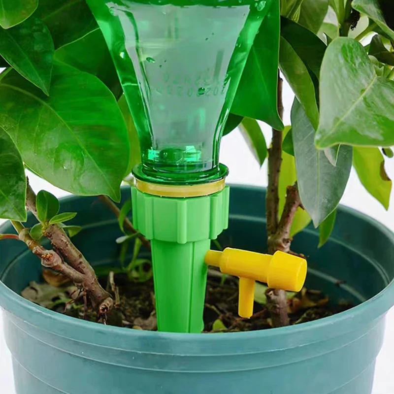 Automatisch Druppelirrigatiesysteem Zelfwaterende Spike Voor Bloemplanten Broeikas Tuin Verstelbare Auto Waterdruppelaar Apparaat