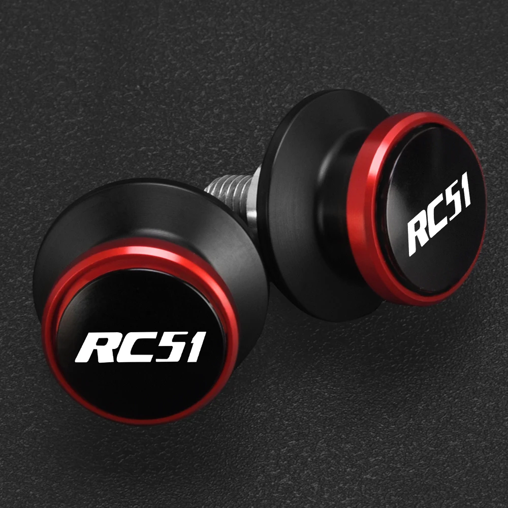 

For Honda RC51 RC 51 SP1 RTV1000R 2000-2002 2003 2004 2005 2006 Motorcycle Accessories 8MM Swingarm Spools Stand Screws Sliders