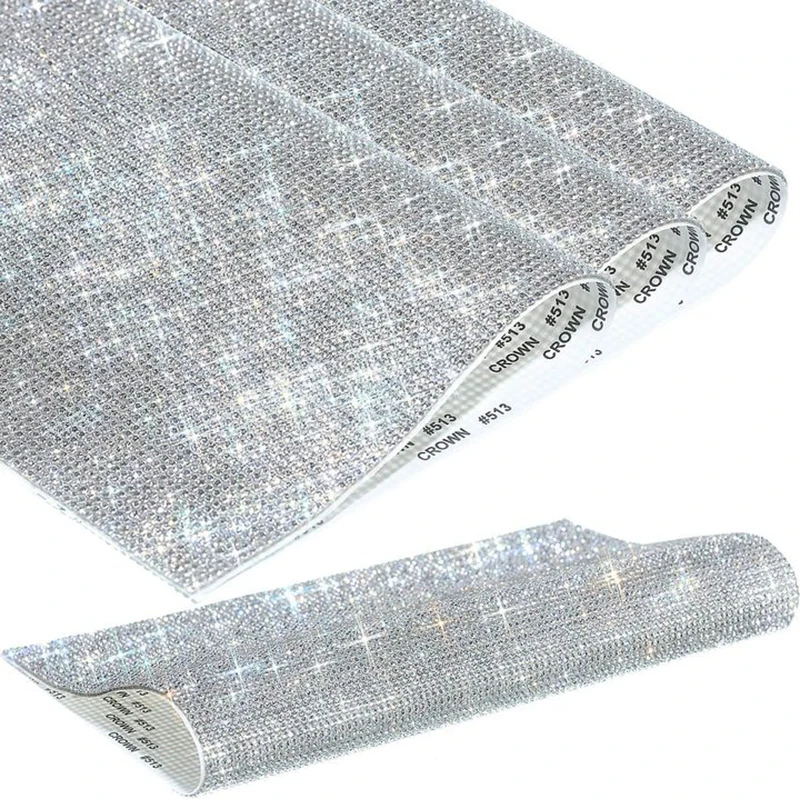 Selbstklebender Wasser-Diamant-Aufkleber, 20 x 24 cm, Kleidungszubehör, selbstklebender Patch, Diamantstreifen, Auto-Diamant-Aufkleber