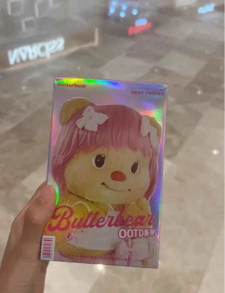 

Оригинальная модная слепая коробка Butterbear Ootd Series, милый плюшевый кулон, аниме-фигурка, тайна коробка, украшение, коллекция, подарок для ребенка