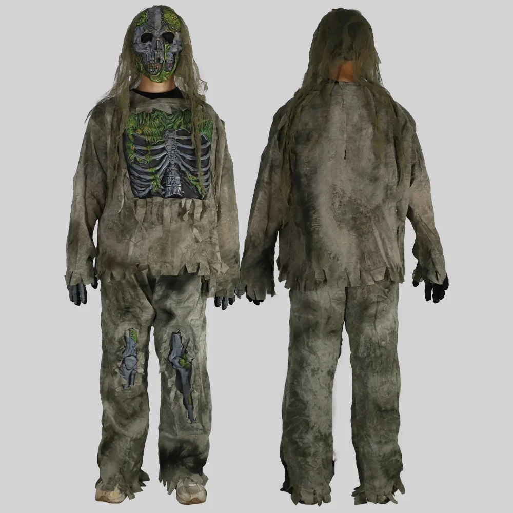 Déguisement Squelette Zombie Monstre – photo 4