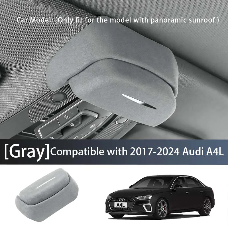 Auto Brillendoos Dak Zonnebril Opslag Clip Auto Levert Interieur Modificatie Accessoires ABS Voor Audi A4L/A6L/Q5L Accessoires