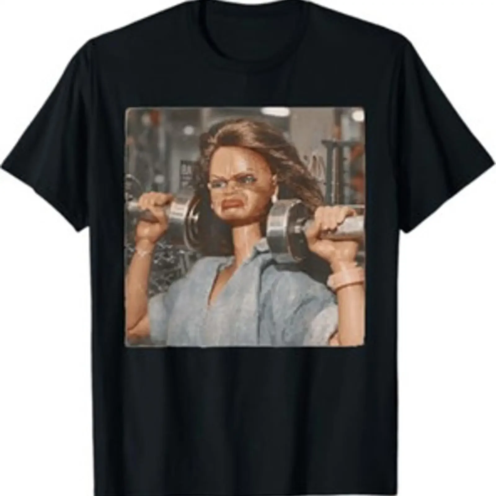 Camiseta vintage divertida y divertida para gimnasio, entrenamiento, meme, humor, fitness, estilo streetwear ligeramente moderno.