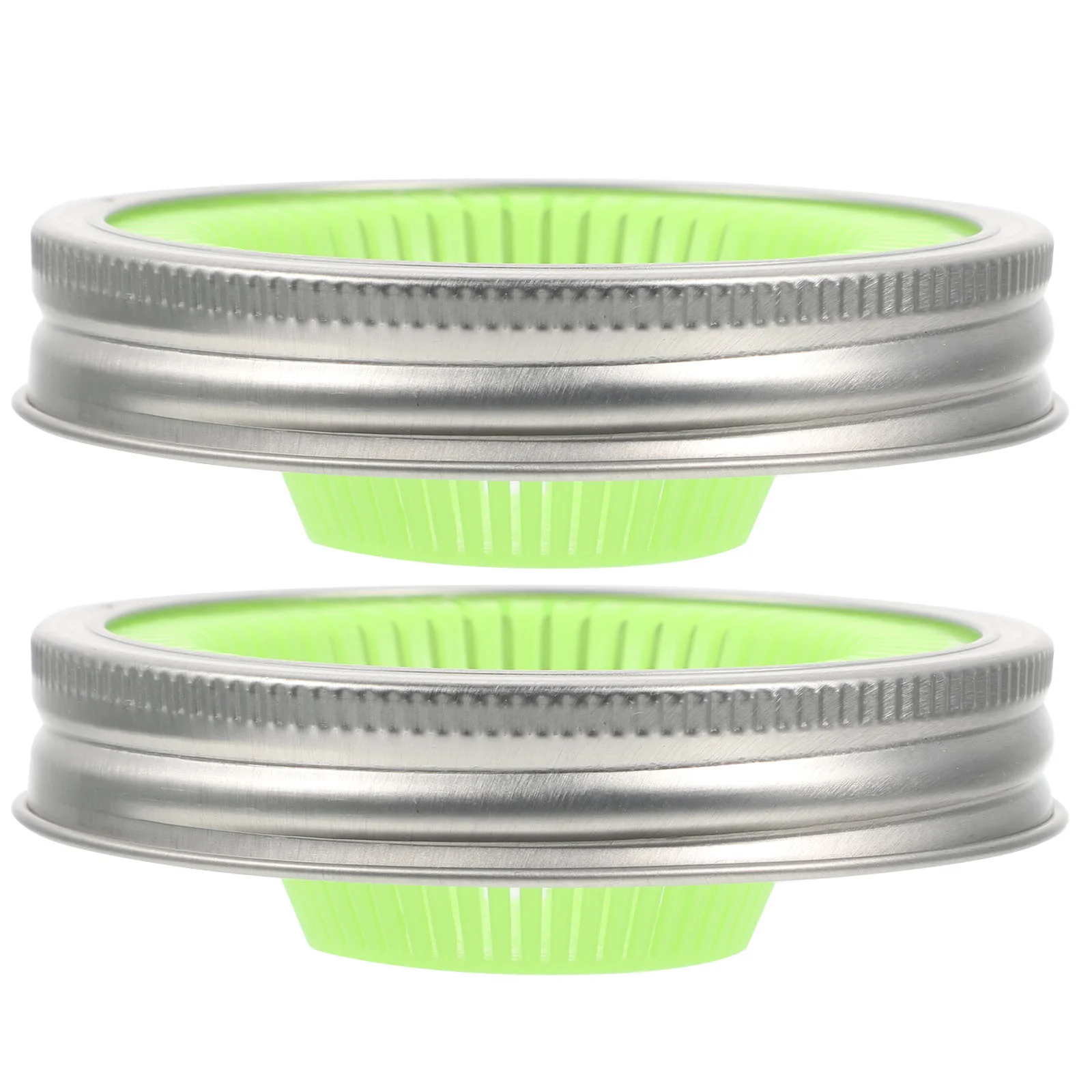 2 Pcs Heavy Duty Stainless Steel Sprouting Lids for Wide Mouth Mason Jars 86x86x25cm Easy Clean Dishwasher Safe Home