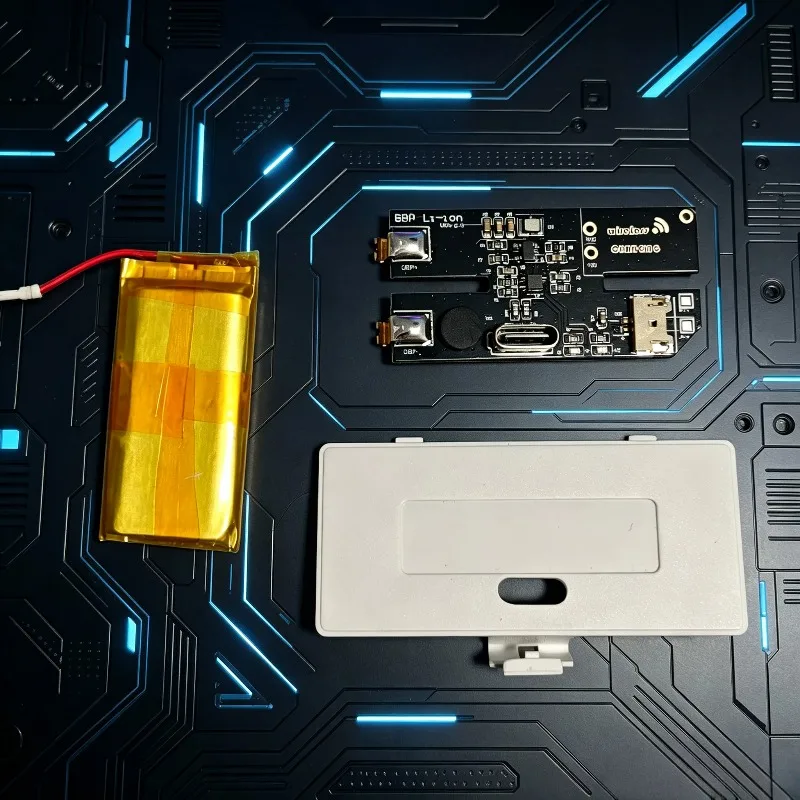 Kein Löten nötig, USB-C 700mAh Lithium-Akku, wiederaufladbares Lithium-Batteriemodul, geeignet für Gameboy Pocket, Preis in GBP.