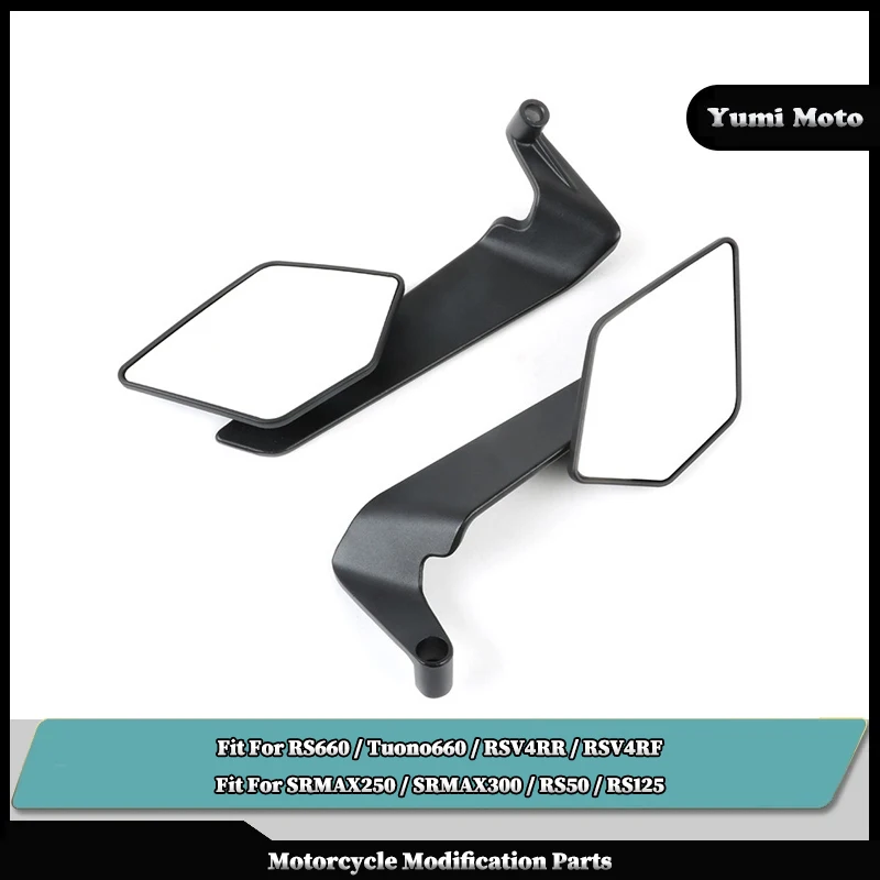 

Motorcycle Adjustable Wind Wing Side Rearview Mirror Fit For Aprilia RS660 Tuono660 RSV4RR RSV4RF SRMAX250 SRMAX300 RS50 RS125