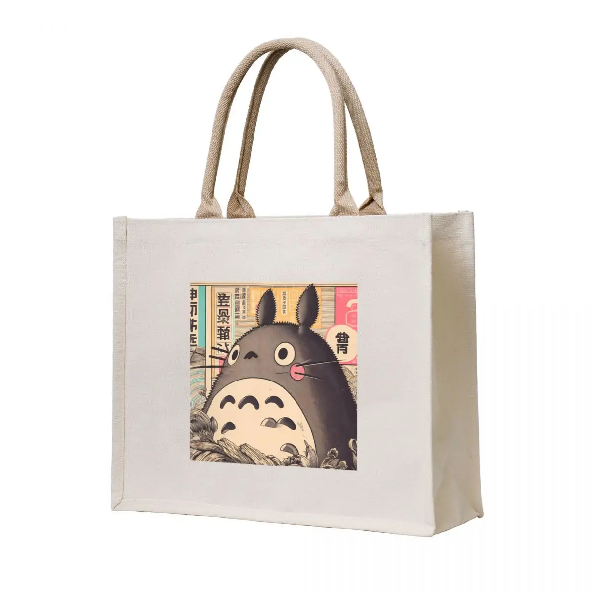 

Vintage Japanese Poster Japanese Icon With Retro Charm Tote Bag Candy bags eco bag folding Handbags canvas tote bags