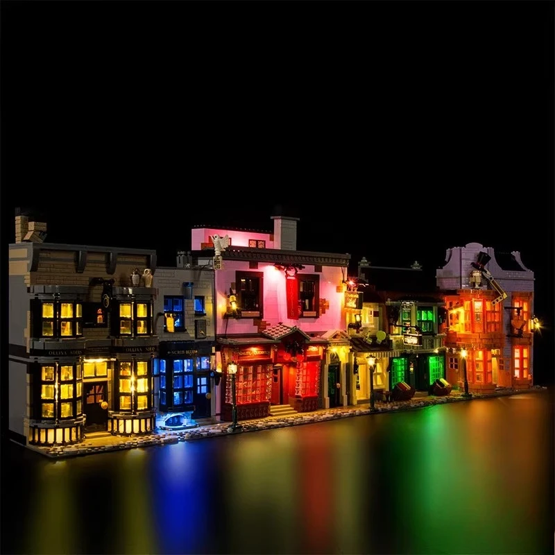 

Набор светодиодного освещения, подходящий для LEGO Diagon Alley 75798, строительные блоки, кирпичи, лампа «сделай сам», набор игрушек, модель в комплект не входит