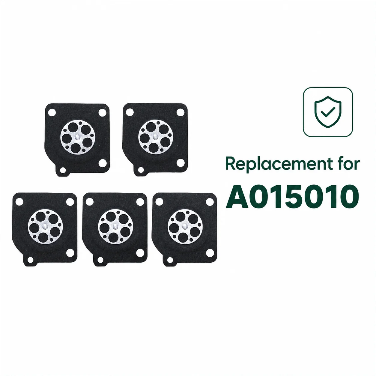 5Pc Carburetor Metering Diaphragm Gasket Replacement Kit For Echo ZAMA C1U C1Q Replaces A015010 A015047 Small Engine Parts