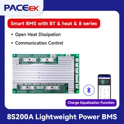 PACE 8S 200A BMS Lead to Lithium BMS with Bluetooth UART Communication PACEex BMS
