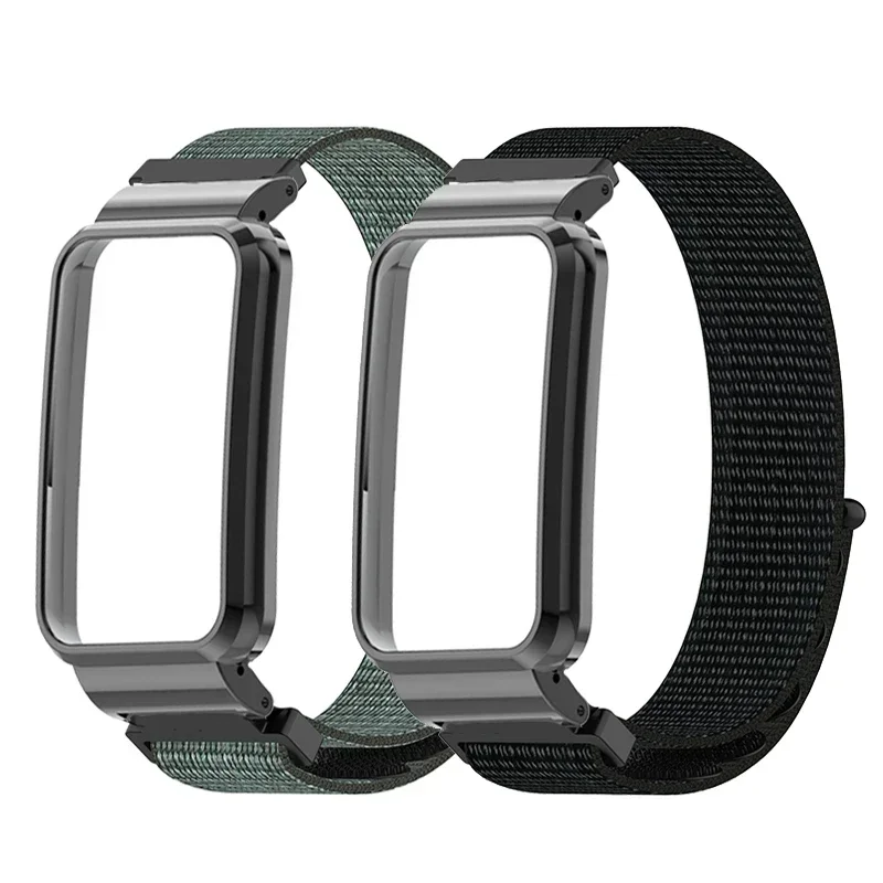 حزام حامي ل Redmi Band Pro ملحقات الفرقة الذكية أساور النايلون ل redmi band pro غطاء حماية حزام الساعات