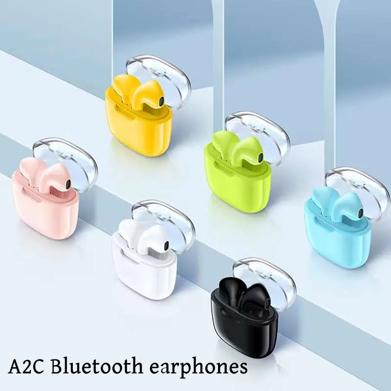 Original A2C Wireless Bluetooth Macaron Headphones V5.3 Ultra-long Battery Life and Stereo Low-latency Gaming Sports Headset