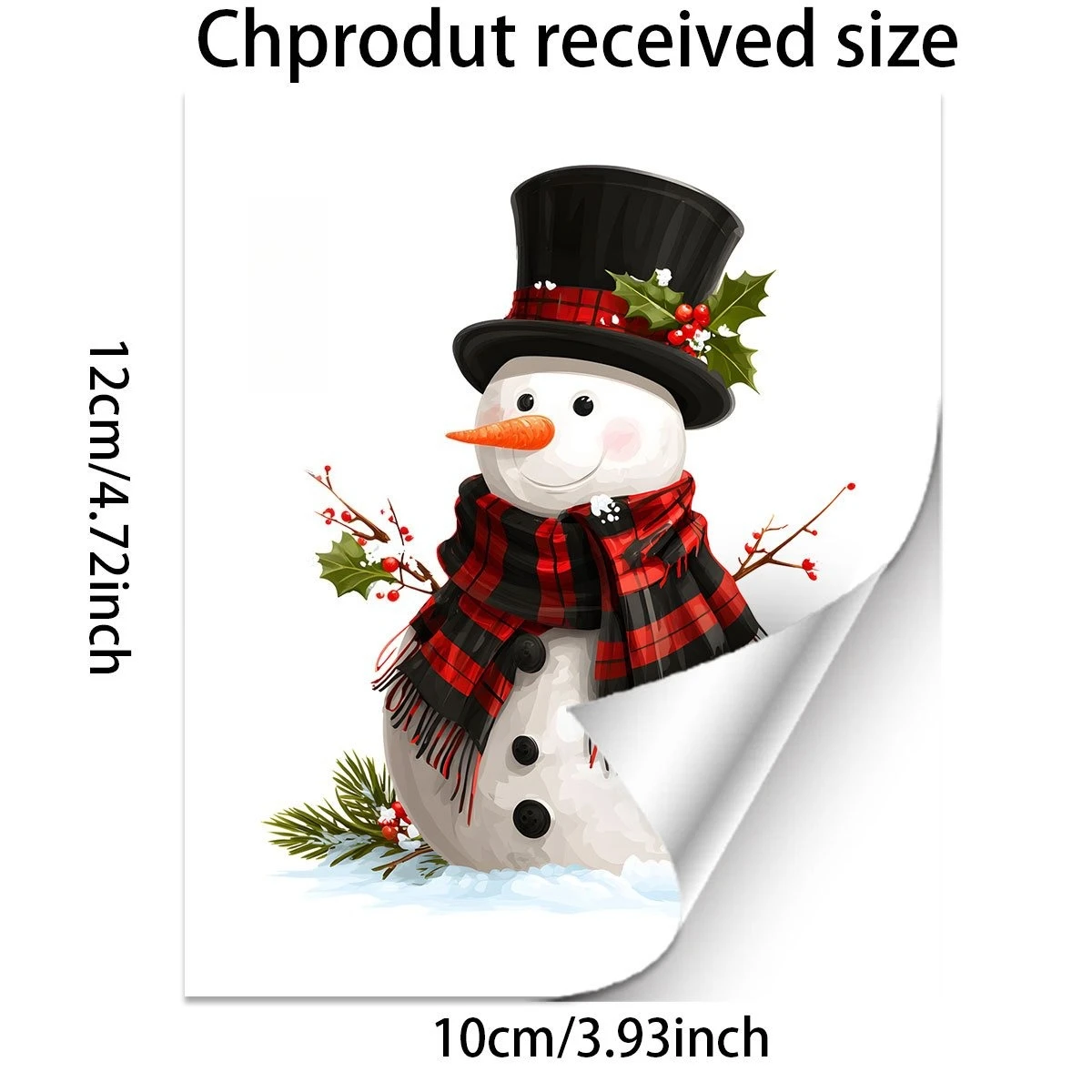1PC Christmas Smiling Snowman with Magic Hat Glow-in-night Swith Stickers Self-adhesive for Bedroom Living Room Bathroom
