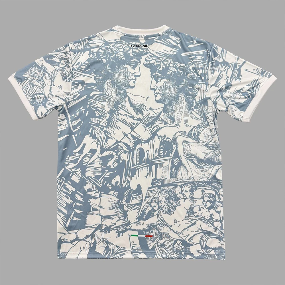 2026 Italienisches Fußballtrikot Sport-T-Shirt - Schnelltrocknend Atmungsaktiv Geeignet für Outdoor-Training Modisch Hochwertig – Detail 7