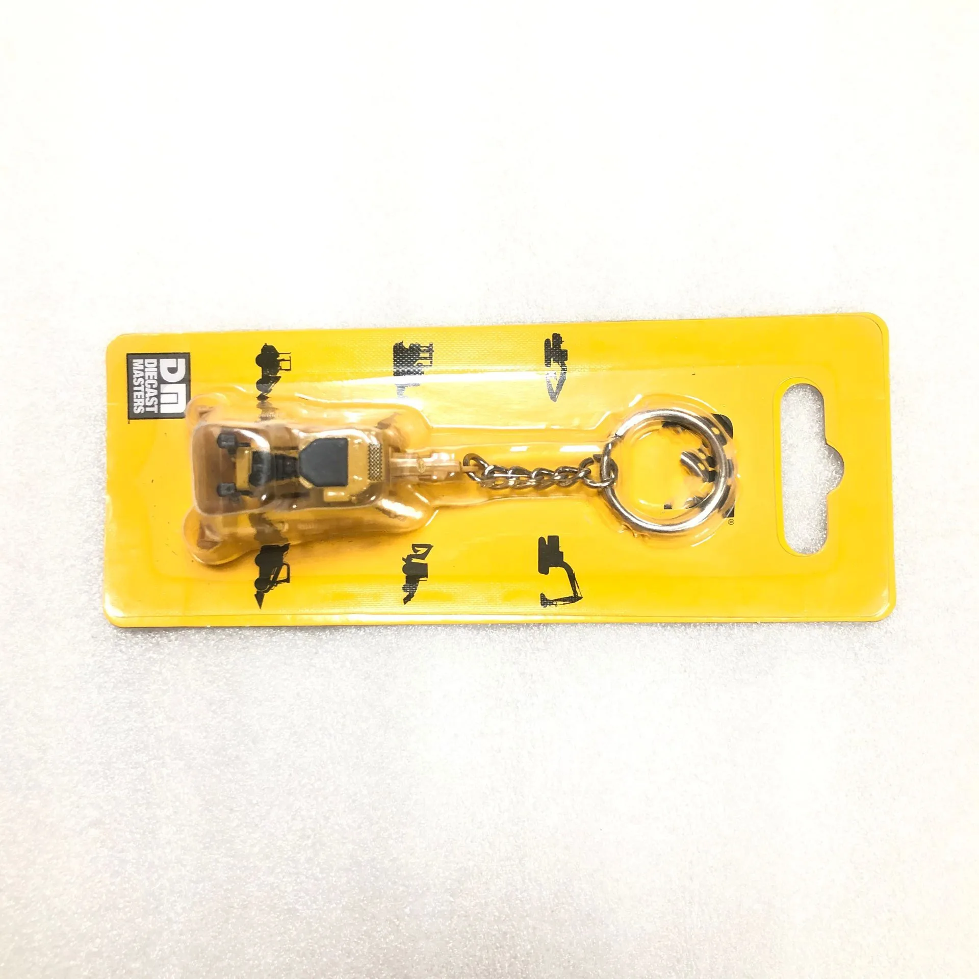 Alloy Wheel Loader Model Keychain for Caterpillar Heavy Equipment